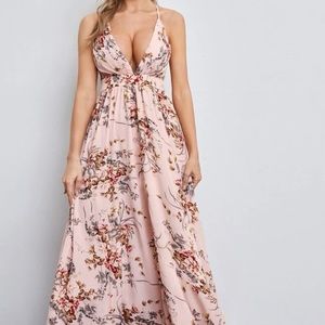 Light pink floral dress